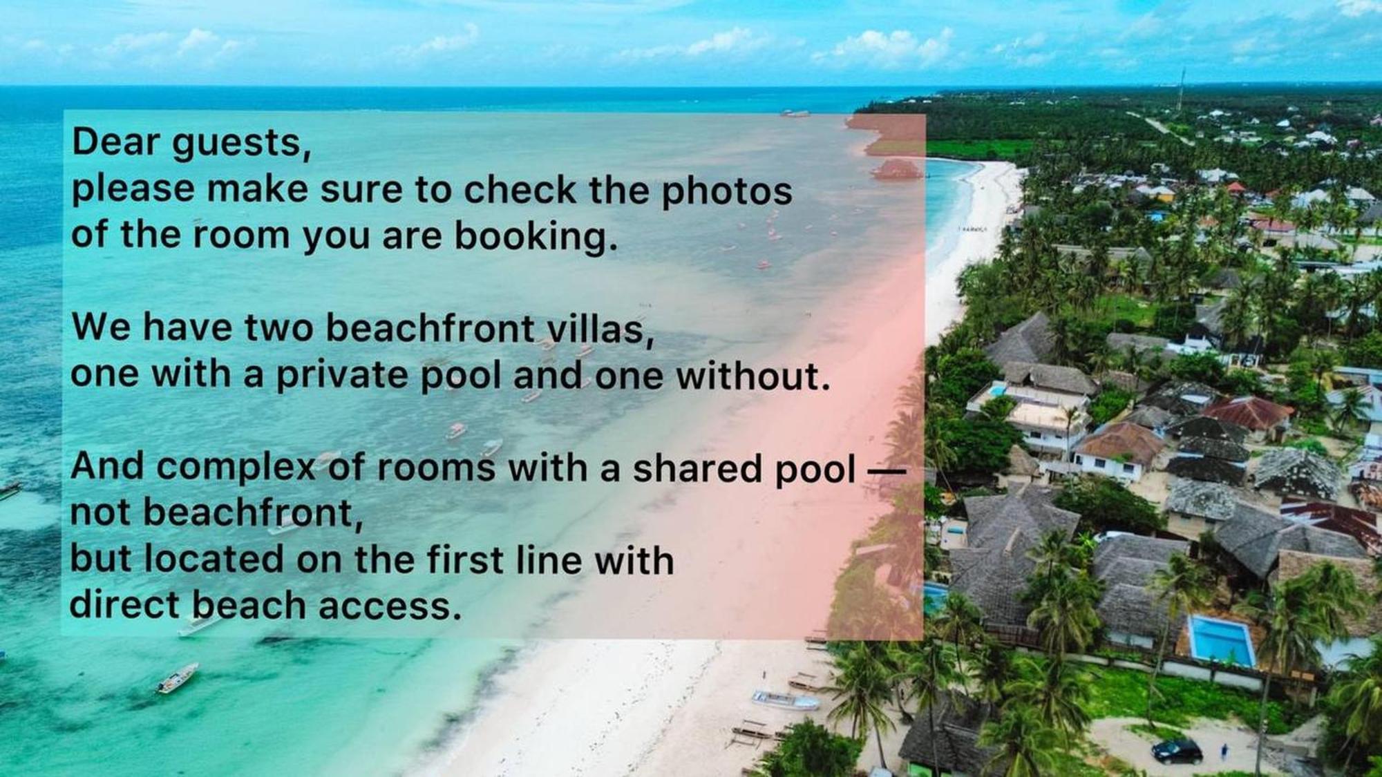 Bitcoin Beach Hotel Zanzibar Michamvi Kae Exterior photo